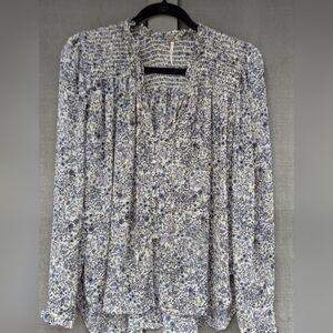Free People Floral Top Size Medium